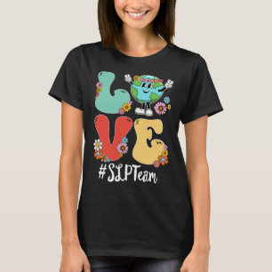 Retro Love World Earth Day 2023 SLP Team T-Shirt