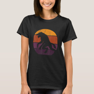Retro Lycanthropy Werewolf Halloween Sunset T-Shirt