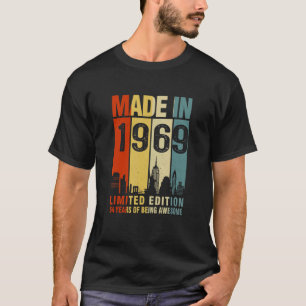 Retro Made In 1969   54 Years Of Being Awesome T-Shirt