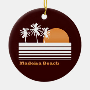 Retro Madeira Beach Ornament