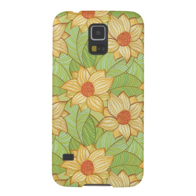Retro Magnolia Pattern Case-Mate Samsung Galaxy Case (Back)