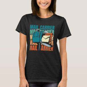 Retro Mail Carrier - Postal Worker Postman Vintage T-Shirt