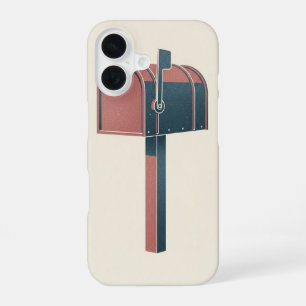 Retro Mailbox Curve iPhone 16 Case