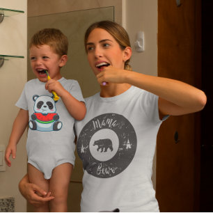 Retro Mama Bear Mother's Day  T-Shirt