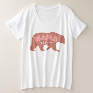 Retro Mama Bear  Plus Size T-Shirt