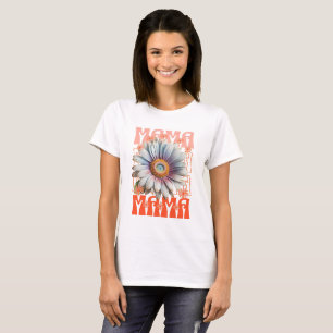 Retro Mama Daisy Floral T-Shirt