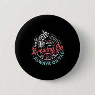 Retro Mama's Ery Brewing Co Funny Breastfeeding Sk 6 Cm Round Badge