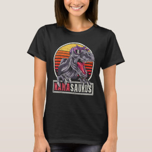 Retro Mamasaurus T Rex Dinosaur Mama Saurus Mothe T-Shirt
