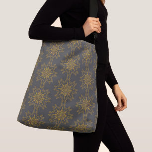 Retro Mandala Dusk Crossbody Bag