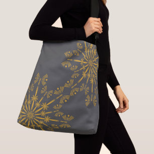 Retro Mandala Dusk Crossbody Bag