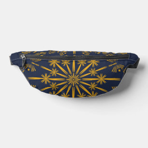 Retro Mandala Midnight Fanny Pack