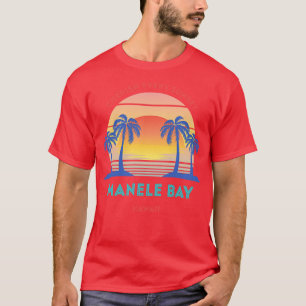 Retro Manele Bay Beach Cherish Every Sunset T-Shirt