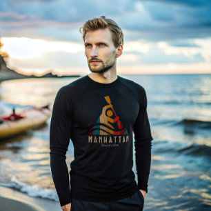 Retro Manhattan Kayaking T-Shirt