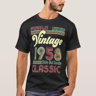 Retro March 1958 Vintage Oldie But Goodie 63rd Bir T-Shirt