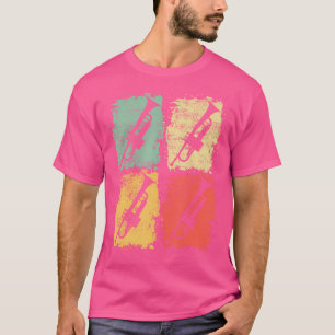 Retro Marching Band Trumpet T-Shirt