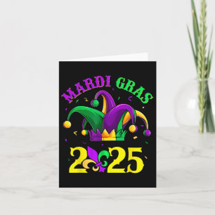 Retro Mardi Gras 2025 Louisiana Parade Costume Wom Card