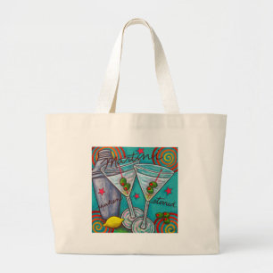 Retro Martini Tote Bag
