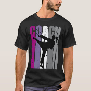 Retro Master Karate Instructor Feminine Coach Coac T-Shirt