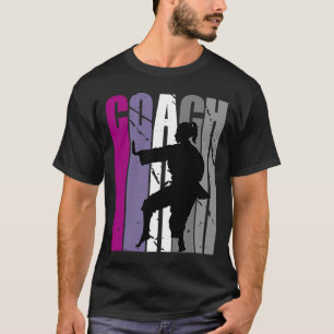 Retro Master Karate Instructor Feminine Coach Coac T-Shirt