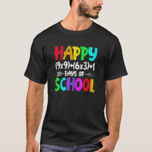 Retro Math Formula 100 Days Of School Shirt Math T
