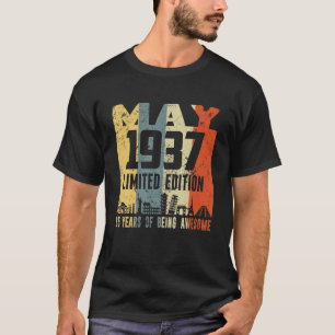Retro May 1937 Funny 85Th Birthday T-Shirt