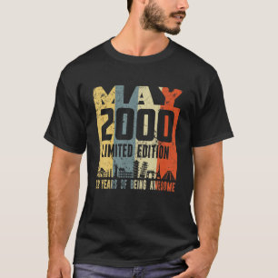 Retro May 2000 Funny 22Nd Birthday T-Shirt