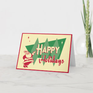 Retro MCM Christmas Card