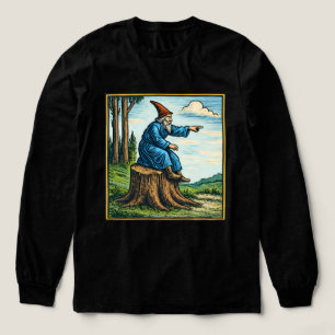 Retro Medieval Snail Rider Fantasy Tee