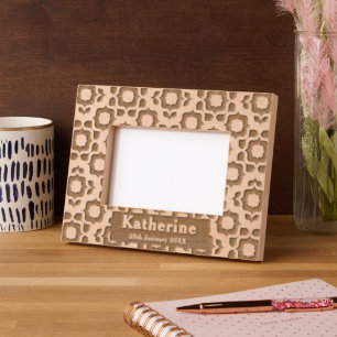 Retro Mediterranean Tiling Etched Frames