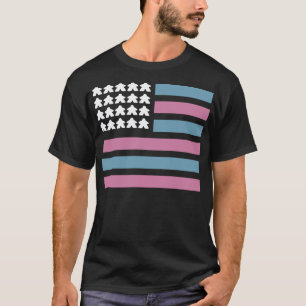 Retro Meeple Flag T-Shirt