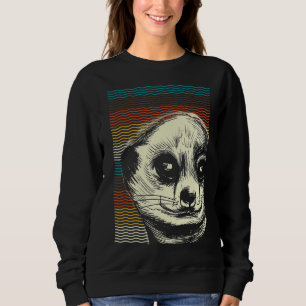 Retro Meerkat Sweatshirt