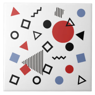 Retro Memphis Design Pattern Tile
