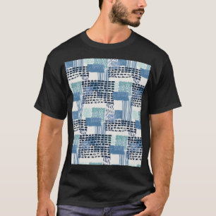 Retro Memphis Doodle Seamless Pattern T-Shirt