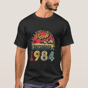 Retro Men 40th Birthday Gift Vintage December 1984 T-Shirt