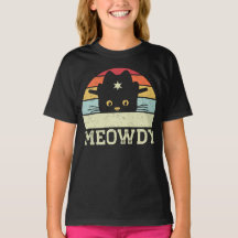 Retro Meowdy Cat Meme Funny Cowboy Cat Hat Gift 
