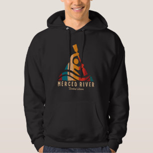 Retro Merced River Kayaking Hoodie