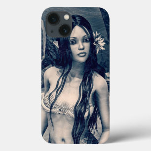Retro Mermaid iPhone 13 Case