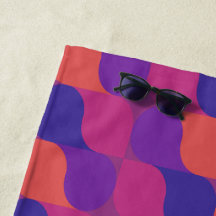 Retro Metaballs Abstract Geometric Pattern
