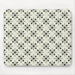 Retro-metric Mousepad, Black and Ivory Mouse Pad