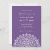 Retro Mexican Terrain Flourishing Mandala Wedding