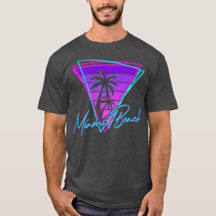 Retro Miami Beach Vintage 80s Beach Gift T-Shirt