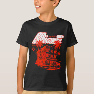 Retro miami coastal nights graphic - vintage art T-Shirt