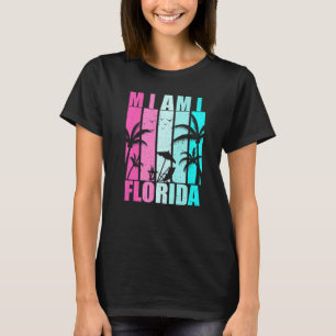 Retro Miami Florida Beach Florida FL Men Women Kid T-Shirt