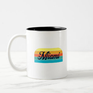Retro Miami Two-Tone Coffee Mug