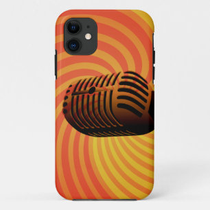 Retro Microphone custom iPhone case
