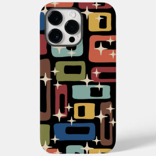 Retro Mid Century Modern Abstract Case-Mate iPhone 14 Pro Max Case
