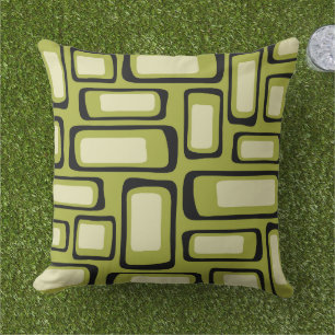 Retro Mid Century Modern Abstract Cushion