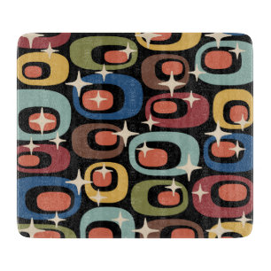 Retro Mid Century Modern Abstract Cutting Board