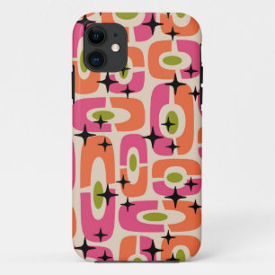 Retro Mid Century Modern Abstract Pattern Case-Mate iPhone Case