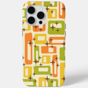 Retro Mid Century Modern Abstract Pattern iPhone 15 Pro Max Case